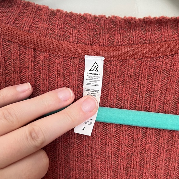 Ripzone Long soft burnt orange cardigan - Picture 2 of 3